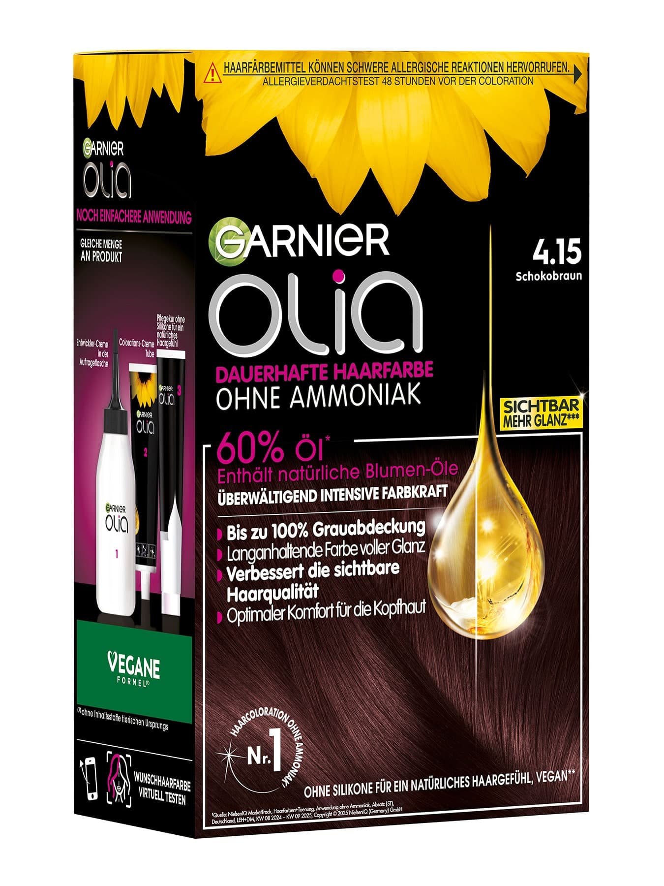 Garnier Olia Nr. 4.15 Schokobraun - Produktansicht links